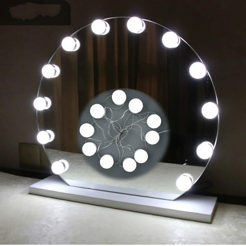 Modern Easy Install Led Light Mirror 3m Glue Dressing Room Living Room Bathroom Makeup Mirror Wall Light With Plug Switch
Modern Easy Install Led Light Mirror 3m Glue Dressing Room Living Room Bathroom Makeup Mirror Wall Light With Plug Switch