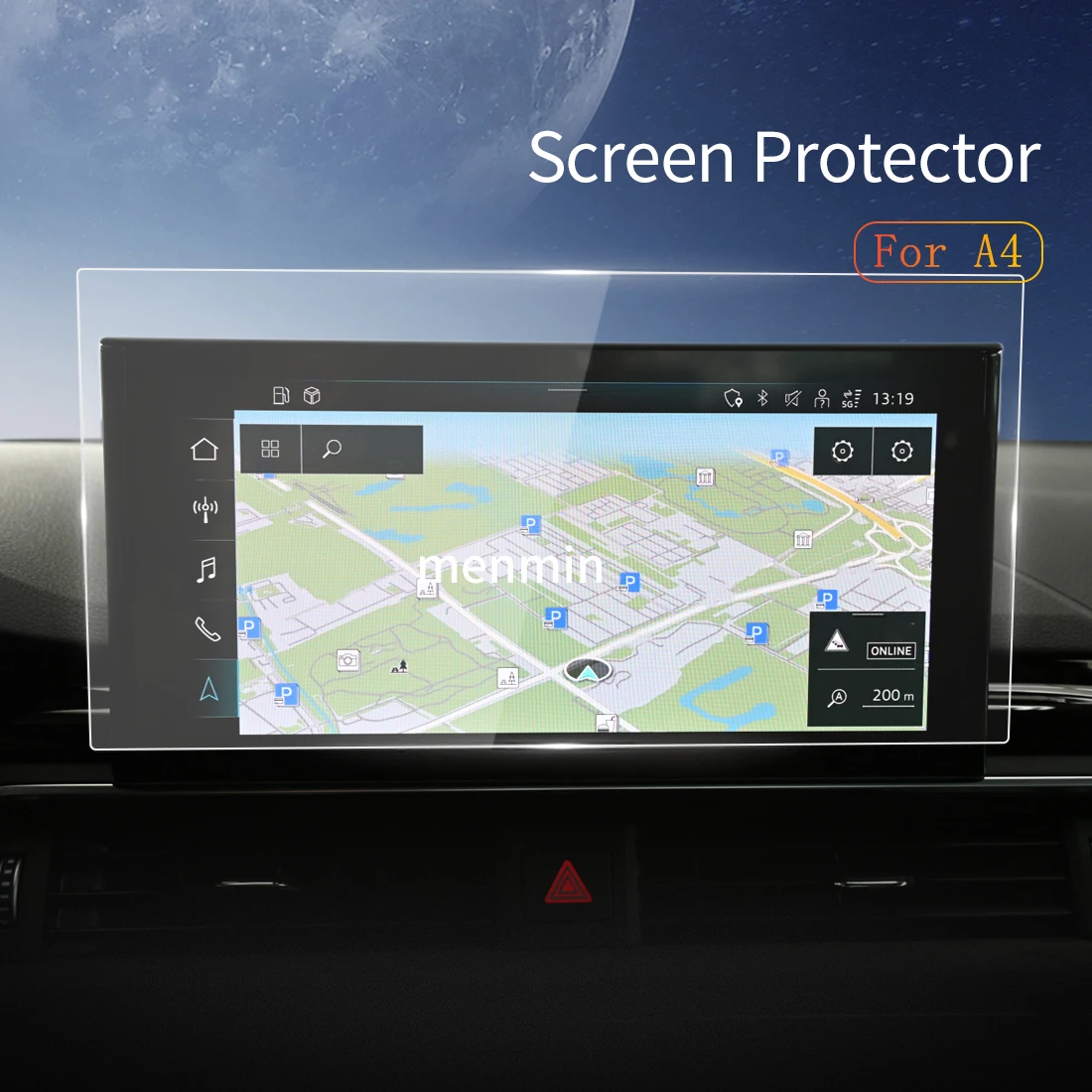 Автомобильные наклейки Carplay, Защита экрана для Audi A4 2023, дисплей, аксессуары для навигации автомобиля
Автомобильные наклейки Carplay, Защита экрана для Audi A4 2023, дисплей, аксессуары для навигации автомобиля