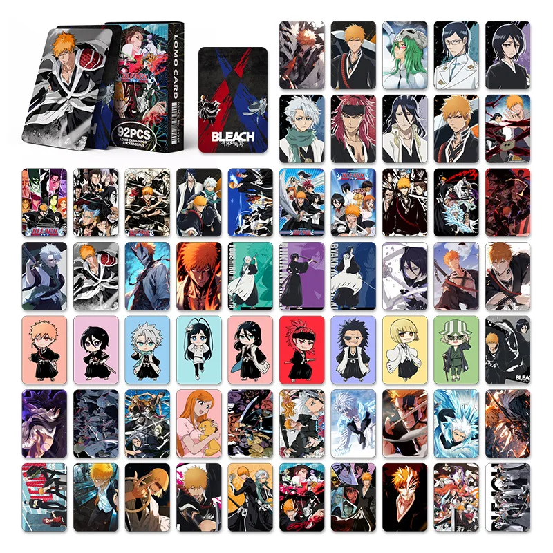 BLEACH 92Pcs Anime Lomo Card Cartoon Ichigo Kenpachi Aizen Byakuya Mini Cards Fan Collection Lomo Cards Postcards Photo Gift
BLEACH 92Pcs Anime Lomo Card Cartoon Ichigo Kenpachi Aizen Byakuya Mini Cards Fan Collection Lomo Cards Postcards Photo Gift