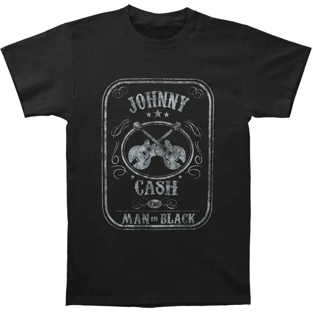 Черная футболка с принтом Johnny Cash и периферийным узором, летние роскошные брендовые мужские и женские футболки из чистого хлопка с короткими рукавами
Черная футболка с принтом Johnny Cash и периферийным узором, летние роскошные брендовые мужские и женские футболки из чистого хлопка с короткими рукавами