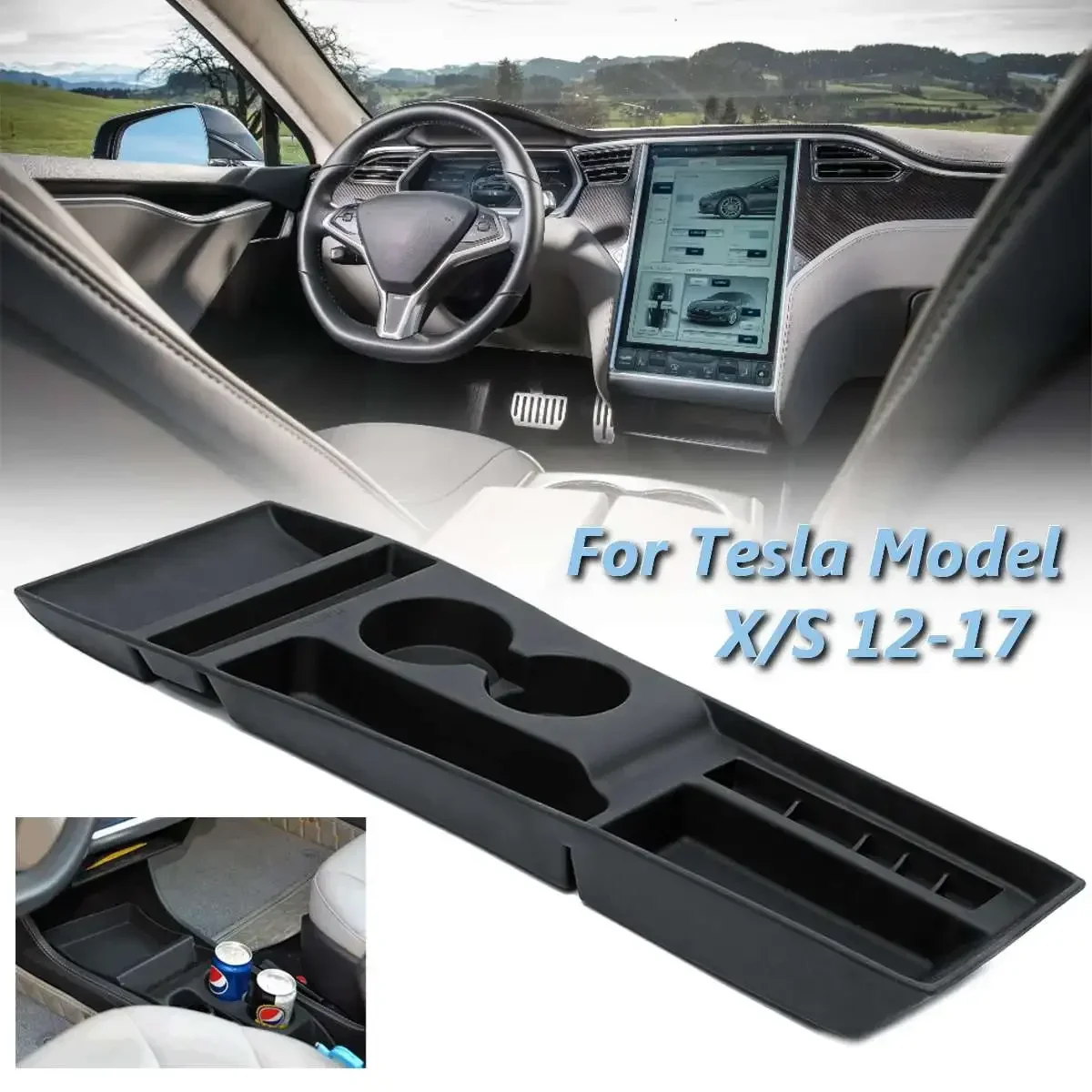 Car Armrest Storage Box Car Center Console Organizer Container Holder Box For Model X / S 2012 2013 2014 2015 2016 2017
Car Armrest Storage Box Car Center Console Organizer Container Holder Box For Model X / S 2012 2013 2014 2015 2016 2017