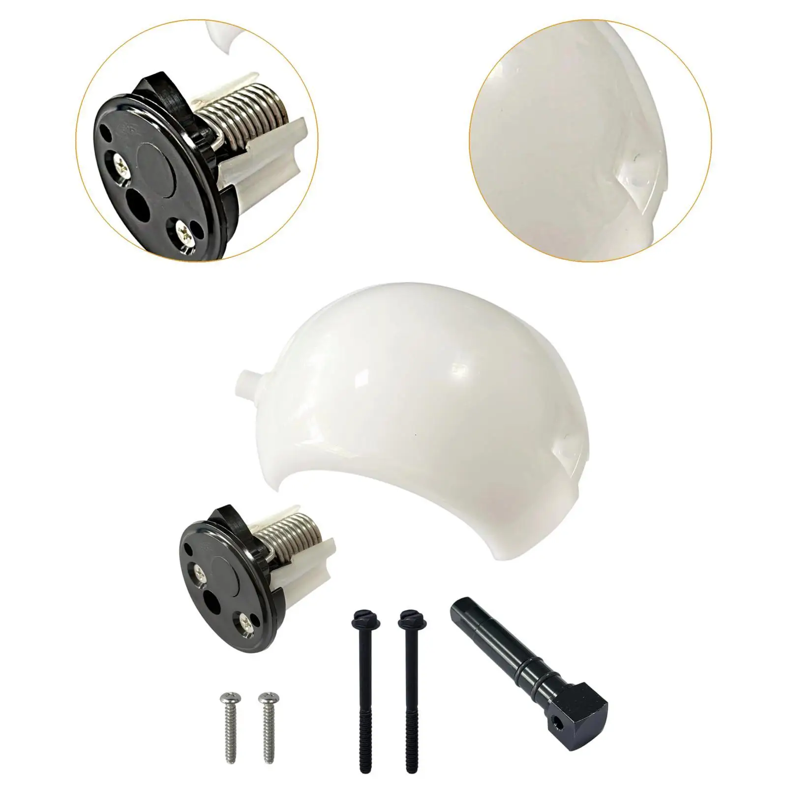 RV Toilet Flush Ball and Shaft Cartridge Kit 385310681 Accessory with Spring Cartridge Replacement for 5147 749 647 210 110
RV Toilet Flush Ball and Shaft Cartridge Kit 385310681 Accessory with Spring Cartridge Replacement for 5147 749 647 210 110