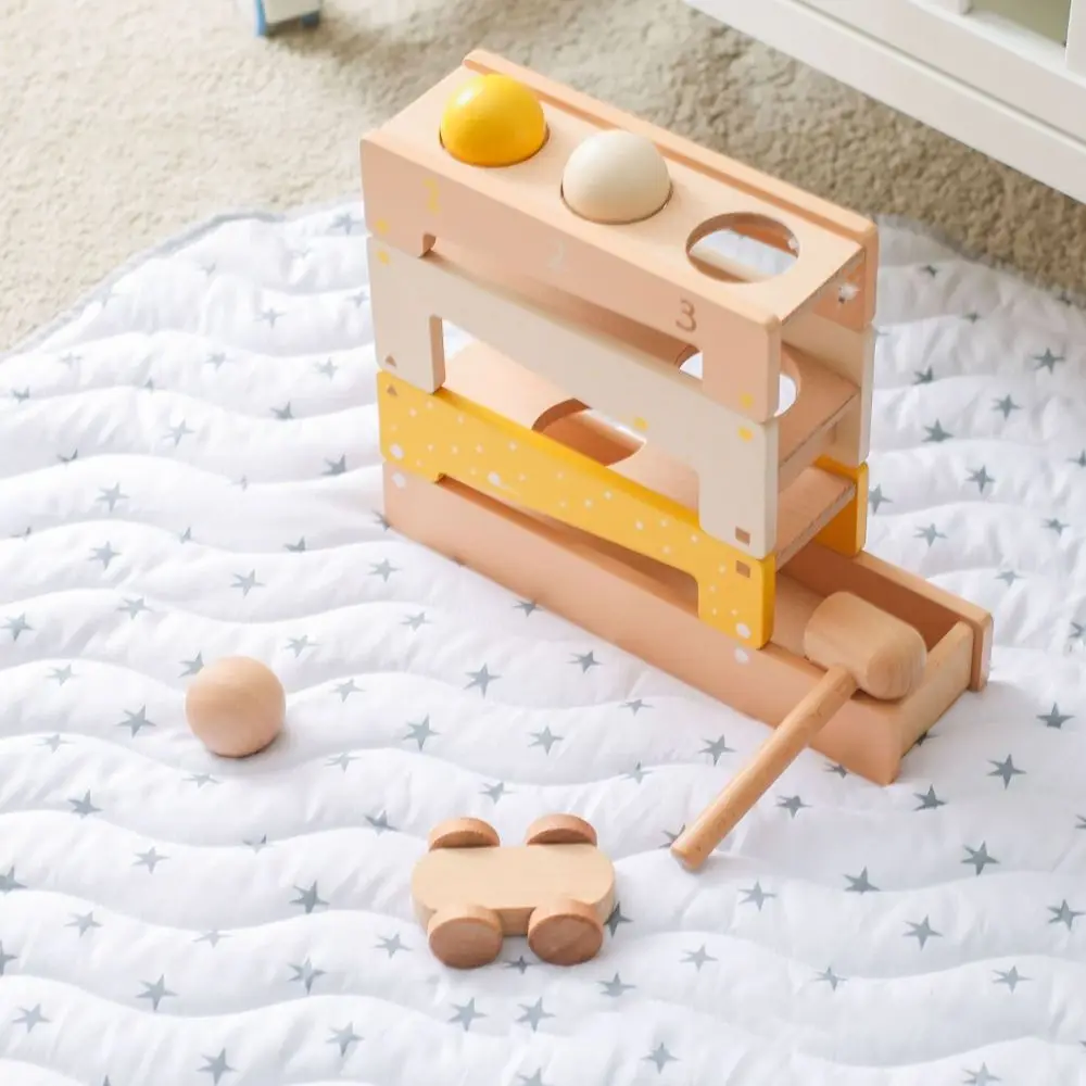 Montessori Stacking Building Blocks Wooden Interactive Toys Track Knocking Ball Toy Early Education Puzzle
Montessori Stacking Building Blocks Wooden Interactive Toys Track Knocking Ball Toy Early Education Puzzle