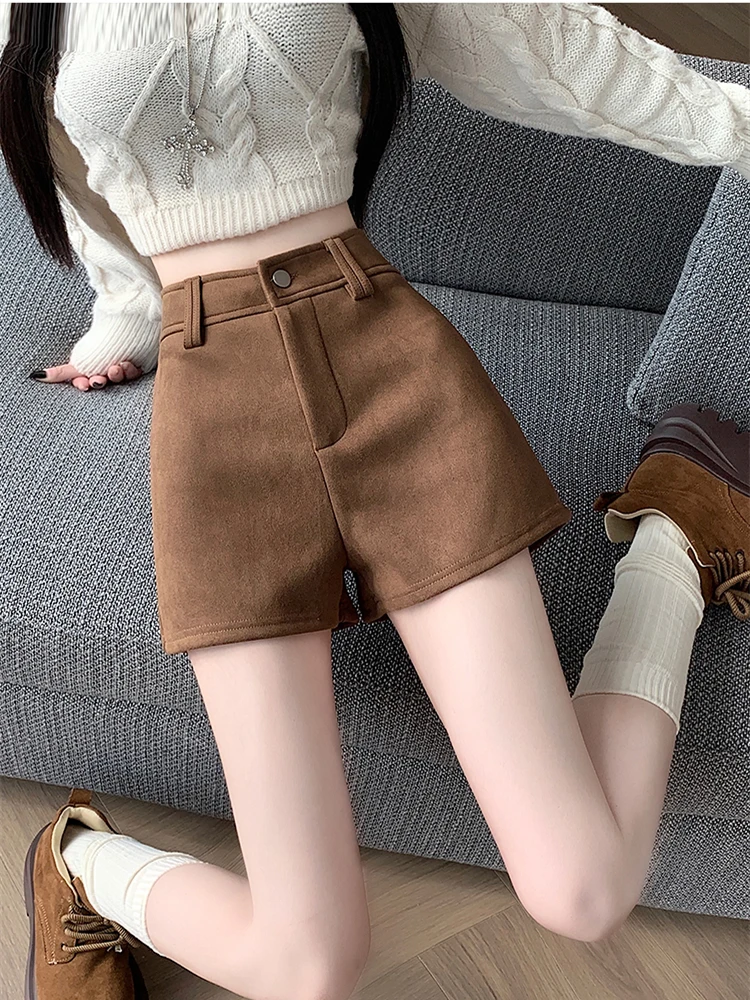High Waist Short Boots Pants Women's Coffee Color Deer Skin Velvet Spring New Style Outwear Matching Boots Casual Pants
High Waist Short Boots Pants Women's Coffee Color Deer Skin Velvet Spring New Style Outwear Matching Boots Casual Pants
