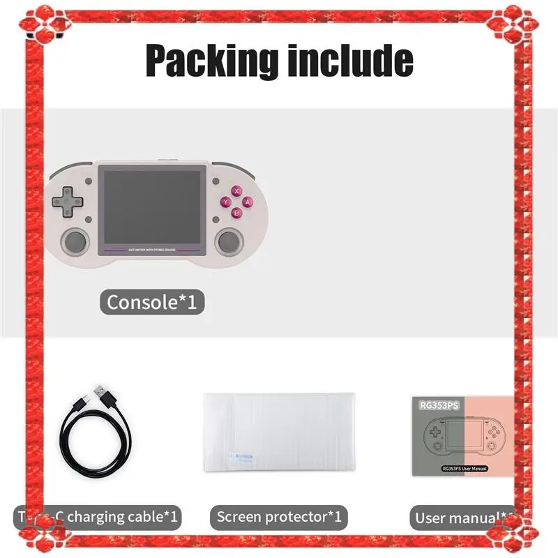 24-Hour Delivery RG353PS Retro Game Console 16G+128G 3.5Inch IPS Screen 64 Bit Linux System Handheld Retro Game Player HD 2.4G/5
24-Hour Delivery RG353PS Retro Game Console 16G+128G 3.5Inch IPS Screen 64 Bit Linux System Handheld Retro Game Player HD 2.4G/5