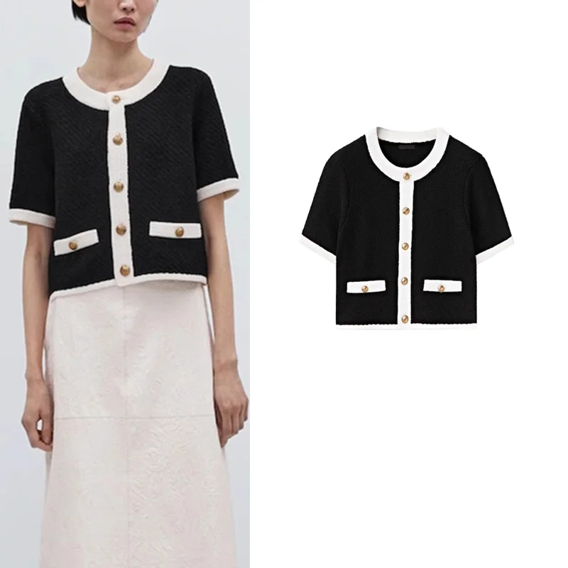 MD Women's round Ne Color Blo Decorative ort Sve Knitted Sweater Coat 2024 New Sle Commute Sle Button Design
MD Women's round Ne Color Blo Decorative ort Sve Knitted Sweater Coat 2024 New Sle Commute Sle Button Design