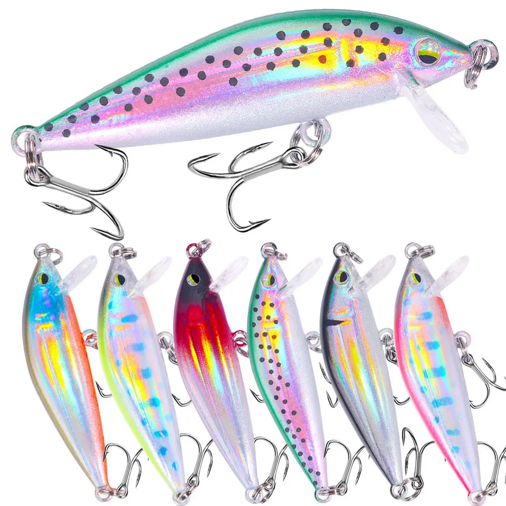 Micro Minnow Lure 5CM 3G Chub Suspending Slow Sink Luminous Vivid Swim High Attraction Stream Freshwater Fishing Bait
Micro Minnow Lure 5CM 3G Chub Suspending Slow Sink Luminous Vivid Swim High Attraction Stream Freshwater Fishing Bait