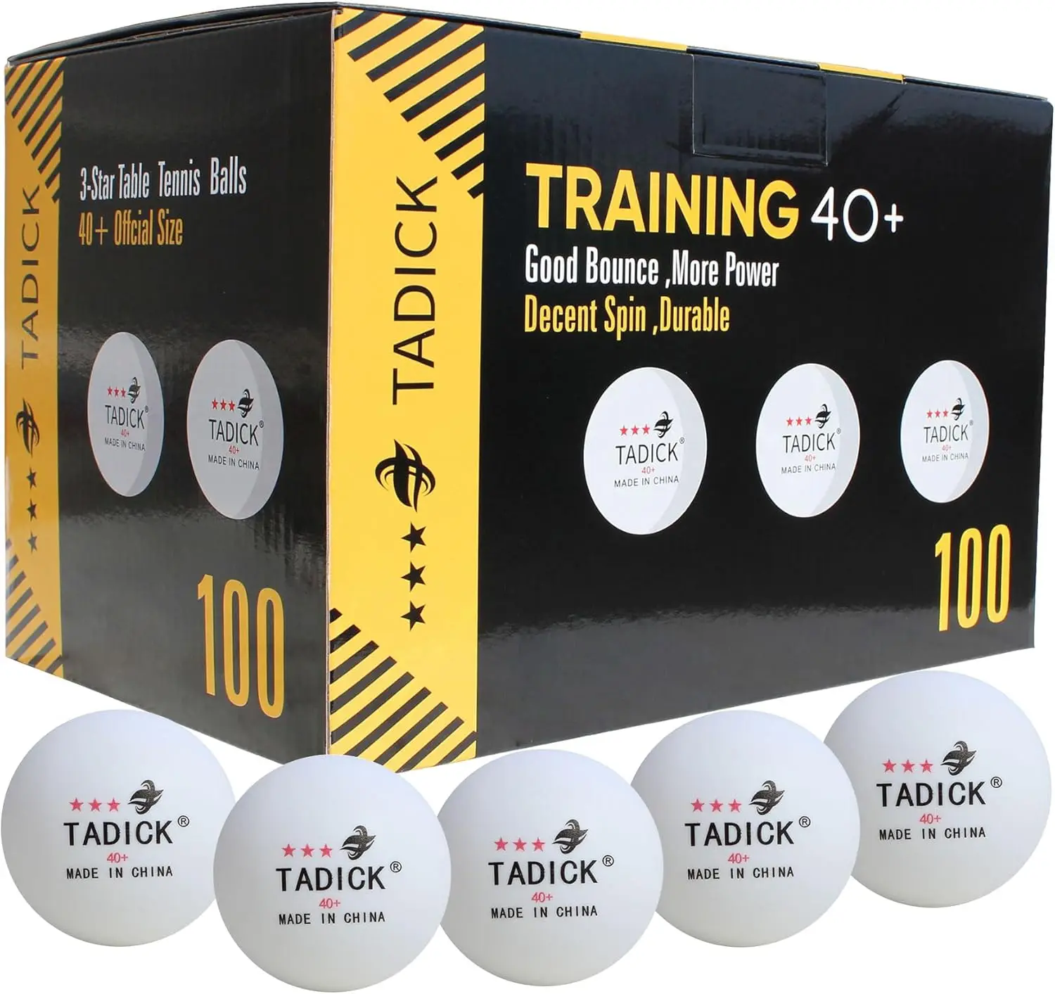 100 премиальных мячей для настольного тенниса с коробкой для хранения, 40 мм, 3 звезды, для игры в помещении и на улице
100 премиальных мячей для настольного тенниса с коробкой для хранения, 40 мм, 3 звезды, для игры в помещении и на улице