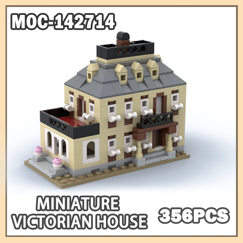 MOC- 142714 Миниатюрный викторианский дом, строительный блок, модель кирпича, ретро городские пазлы, набор для сборки, креативные праздничные подарки, 356 шт.
MOC- 142714 Миниатюрный викторианский дом, строительный блок, модель кирпича, ретро городские пазлы, набор для сборки, креативные праздничные подарки, 356 шт.