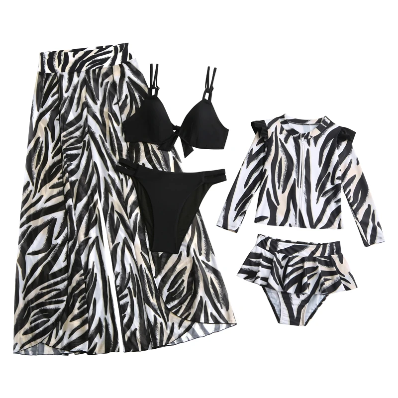 Family Set Mommy and Me Swimsuits Mother Daughter Matching Swimwear Women Bikini & Pants Long Sleeve Girls Dresses Clothes 2024
Family Set Mommy and Me Swimsuits Mother Daughter Matching Swimwear Women Bikini & Pants Long Sleeve Girls Dresses Clothes 2024
