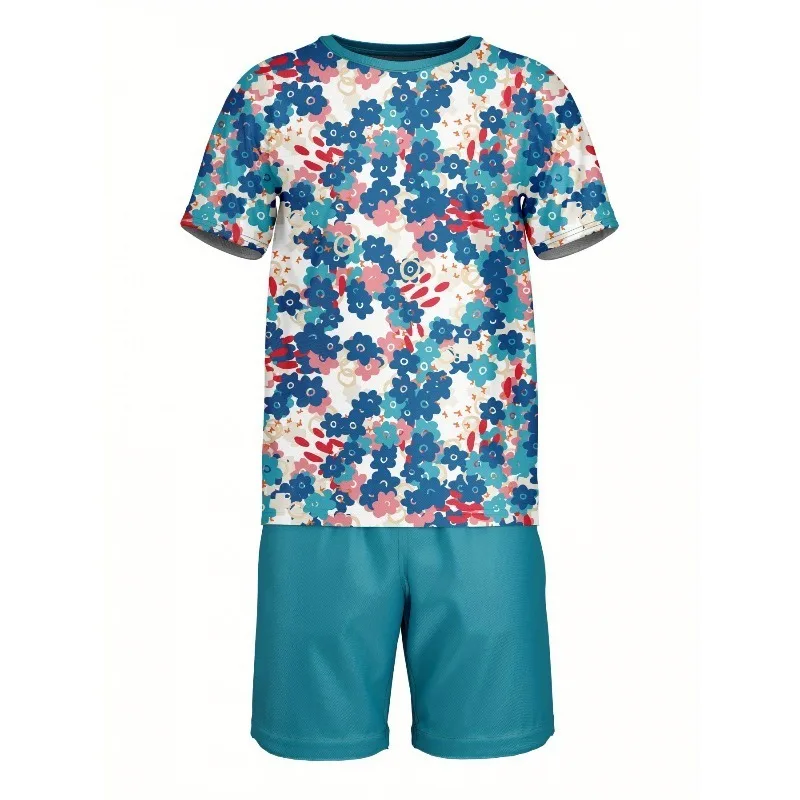 2025 Street Outdoor Fun 3D Colorful Ethnic Pattern Printing Summer Fashion Trend Men's Casual T-shirt Shorts Polyester Fiber Set
2025 Street Outdoor Fun 3D Colorful Ethnic Pattern Printing Summer Fashion Trend Men's Casual T-shirt Shorts Polyester Fiber Set