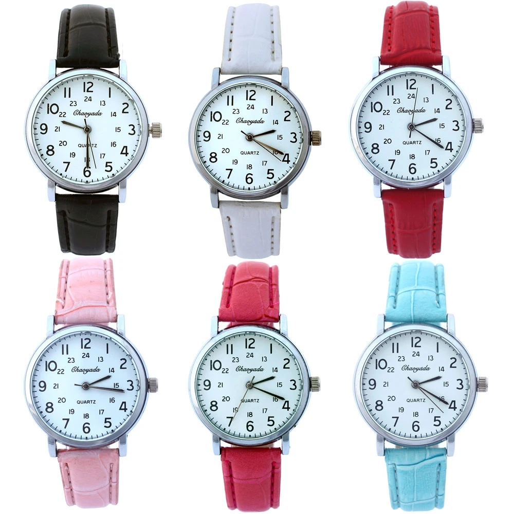 Women Fashion Leather Watch Analog Stainless Steel Quartz Wrist Watches Women Watches
Women Fashion Leather Watch Analog Stainless Steel Quartz Wrist Watches Women Watches