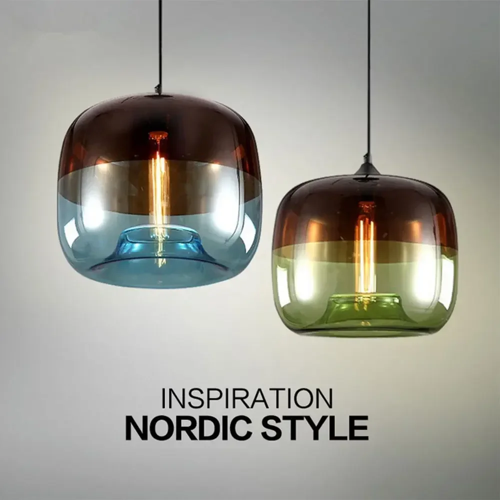 Nordic светодиодный, подвесные светильники, красочные ретро стеклянные подвесные светильники E27 для кафе, бара, ресторана, гостиной, спальни
Nordic светодиодный, подвесные светильники, красочные ретро стеклянные подвесные светильники E27 для кафе, бара, ресторана, гостиной, спальни