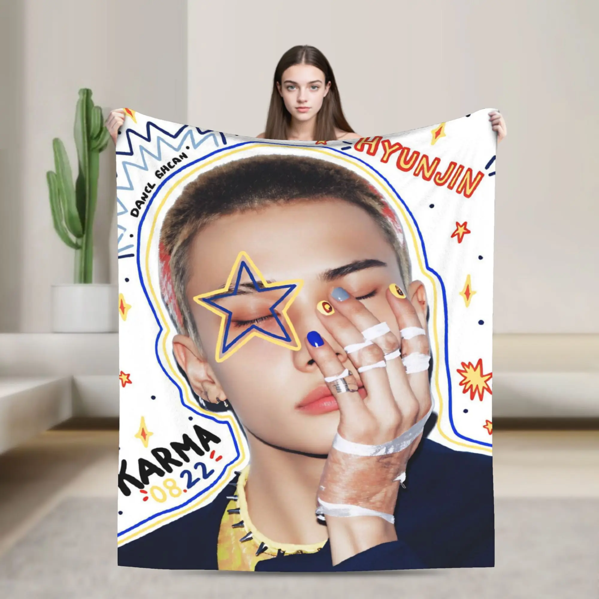 Soft Throw Blanket Travel Office Rockstar Hwang Hyunjin Blanket Flannel Bedspread For Living Room Aesthetic Sofa Bed Cover
Soft Throw Blanket Travel Office Rockstar Hwang Hyunjin Blanket Flannel Bedspread For Living Room Aesthetic Sofa Bed Cover