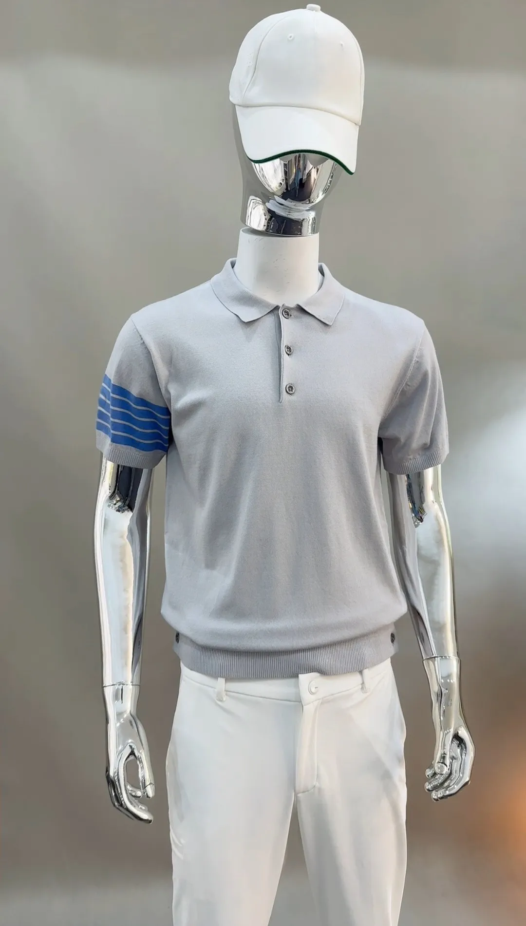 Men's Summer Knit Short-Sleeve Golf Shirt: Casual and Versatile
Men's Summer Knit Short-Sleeve Golf Shirt: Casual and Versatile