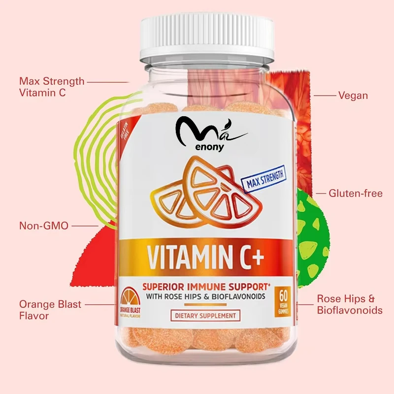 Vitamin C+optimizes skin condition, enhances immunity, vegetarian gummies containing rose fruit, osmanthus, and bioflavonoids
Vitamin C+optimizes skin condition, enhances immunity, vegetarian gummies containing rose fruit, osmanthus, and bioflavonoids