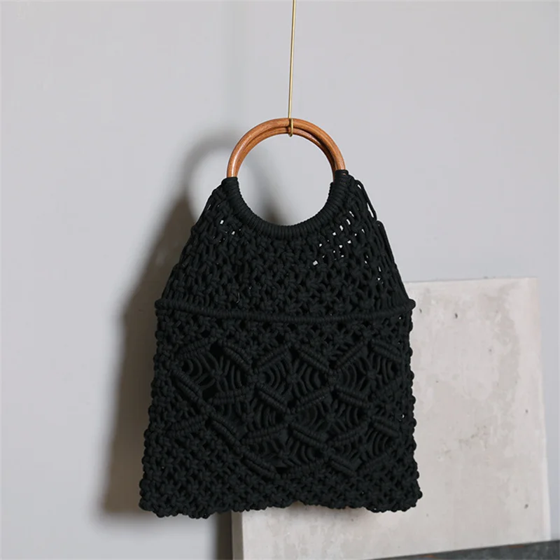 Rattan Handle Straw Bag Women Cotton Thread Round Handle Hollow Handbag Girl Accessories Travel Holiday Beach Photo Props
Rattan Handle Straw Bag Women Cotton Thread Round Handle Hollow Handbag Girl Accessories Travel Holiday Beach Photo Props