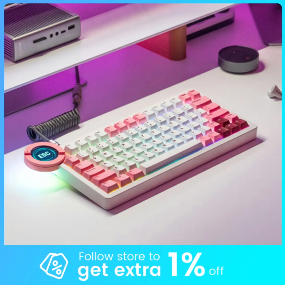 Angry Miao Dry Studio Battleye 74.5 RT Magnetic Switch Keyboard Wired Mechanical Keyboard 0.01mmRT 8000Hz Gaming Keyboards
Angry Miao Dry Studio Battleye 74.5 RT Magnetic Switch Keyboard Wired Mechanical Keyboard 0.01mmRT 8000Hz Gaming Keyboards
