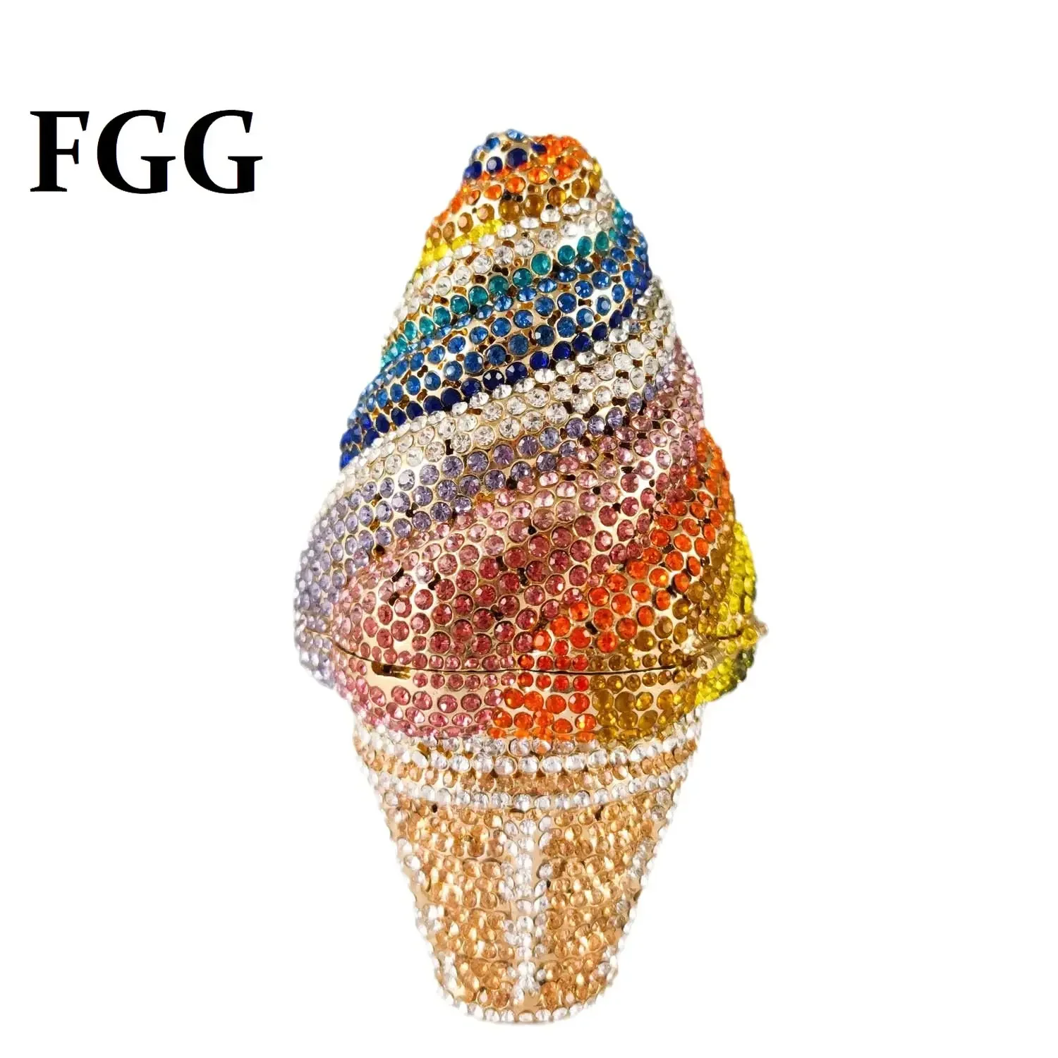 Бутик De FGG (в наличии) Конус для мороженого Женский клатч с кристаллами Вечерние сумки Вечеринка Коктейль Ужин Минодьер Кошельки Сумка
Бутик De FGG (в наличии) Конус для мороженого Женский клатч с кристаллами Вечерние сумки Вечеринка Коктейль Ужин Минодьер Кошельки Сумка