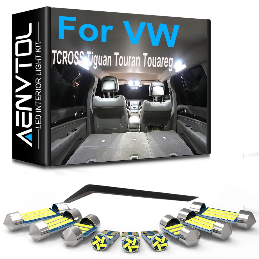 Car Interior LED Lights Canbus for Volkswagen VW TCROSS C11 Tiguan 5N AD1 Touareg 7L 7P Touran 1T1 1T2 1T3 5T1 car roof Light
Car Interior LED Lights Canbus for Volkswagen VW TCROSS C11 Tiguan 5N AD1 Touareg 7L 7P Touran 1T1 1T2 1T3 5T1 car roof Light