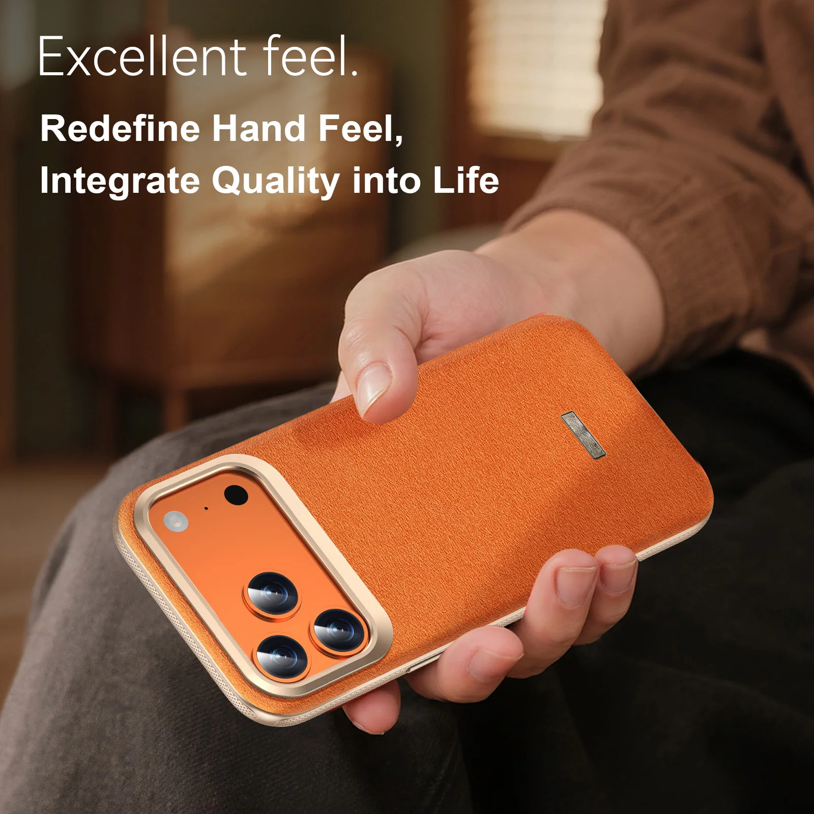 Fleece Suede Magnetic Mobile Phone Case for IPhone 17/Pro Max/Pro Aluminum Lens Frame Non-slip Edge All-inclusive Hard Cover
Fleece Suede Magnetic Mobile Phone Case for IPhone 17/Pro Max/Pro Aluminum Lens Frame Non-slip Edge All-inclusive Hard Cover