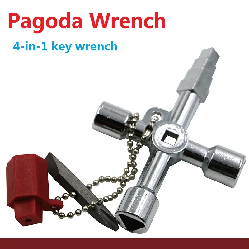 Электрический регулирующий шкаф типа пагода, внутренний треугольный ключ, ключ для лифта, счетчик воды, клапан с квадратным отверстием, ключ с отверткой 
Электрический регулирующий шкаф типа пагода, внутренний треугольный ключ, ключ для лифта, счетчик воды, клапан с квадратным отверстием, ключ с отверткой