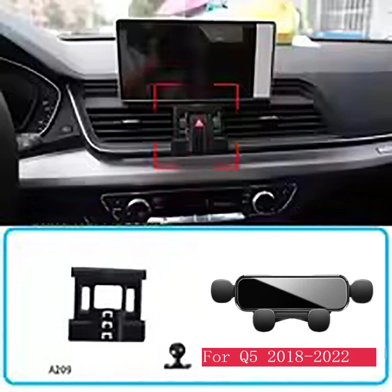 Car Phone Holder For Audi Q5 2018-2022 Gravity Stand Mount Support Horizontal GPS Mobile Bracket Accessories With a Base
Car Phone Holder For Audi Q5 2018-2022 Gravity Stand Mount Support Horizontal GPS Mobile Bracket Accessories With a Base