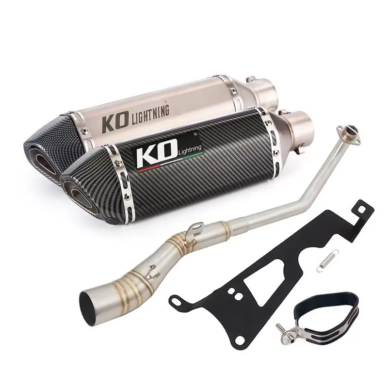 For Honda Cross Cub110 2018-2023 Motorcycle Full Exhaust System Header Link Pipe Slip On 370mm Muffler Escape With DB Killer
For Honda Cross Cub110 2018-2023 Motorcycle Full Exhaust System Header Link Pipe Slip On 370mm Muffler Escape With DB Killer