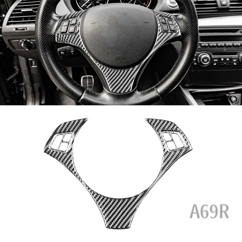 A69R-Carbon Fiber For BMW 1 Series E87 E81 E82 2008-2013 Car Steering Wheel Buttons Cover Trim Interior Accessories
A69R-Carbon Fiber For BMW 1 Series E87 E81 E82 2008-2013 Car Steering Wheel Buttons Cover Trim Interior Accessories