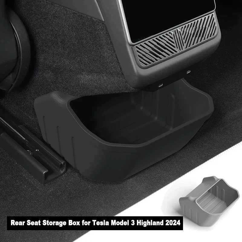 Rear Seat Storage Box for Tesla Model 3 Highland 2024 Silicone Rear Middle Floor Storage Box Organizer Trash Can Car Accessories
Rear Seat Storage Box for Tesla Model 3 Highland 2024 Silicone Rear Middle Floor Storage Box Organizer Trash Can Car Accessories