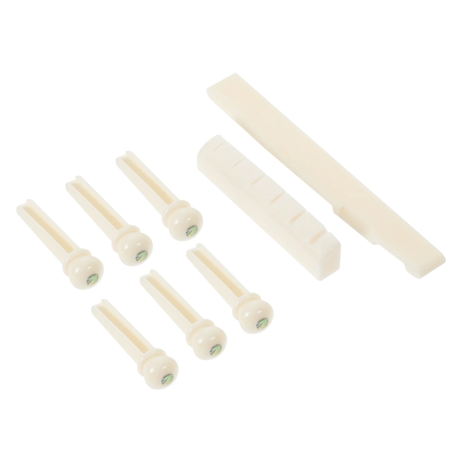 1 set 1 Set Cow Bone Pegs Replacement Bridge Saddle Nut For Acoustic Folk Guitar String Instrument Parts Guitar Accessory
1 set 1 Set Cow Bone Pegs Replacement Bridge Saddle Nut For Acoustic Folk Guitar String Instrument Parts Guitar Accessory
