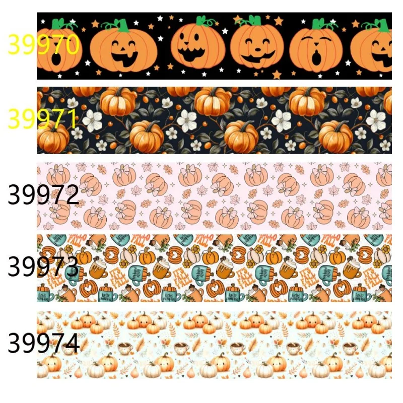 10yards Halloween Pumpkin Cartoon Grosgrain Ribbon for Hairbows Decorative Gift Packaging Craft Material DIY Accessories
10yards Halloween Pumpkin Cartoon Grosgrain Ribbon for Hairbows Decorative Gift Packaging Craft Material DIY Accessories