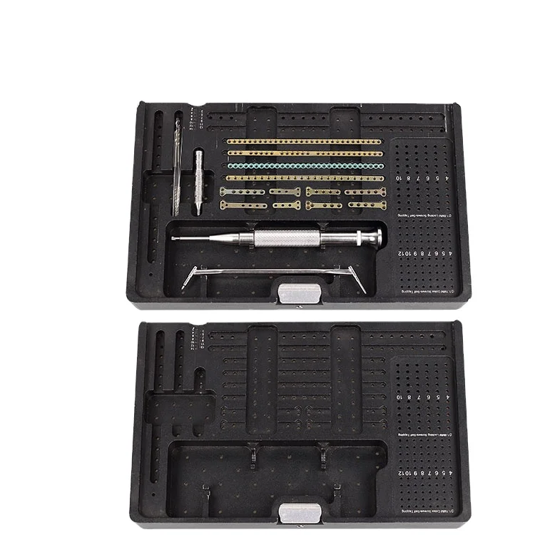 Advanced High Quality Locking Bone Veterinary ortho pedic Instruments Implants -1.6 Locking Plate Instrument Kit
Advanced High Quality Locking Bone Veterinary ortho pedic Instruments Implants -1.6 Locking Plate Instrument Kit