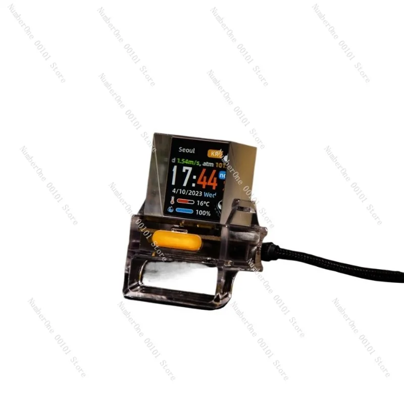 Transparent Small TV Clock Prism Desktop Ornament Zhihui Jun HoloCubic
Transparent Small TV Clock Prism Desktop Ornament Zhihui Jun HoloCubic