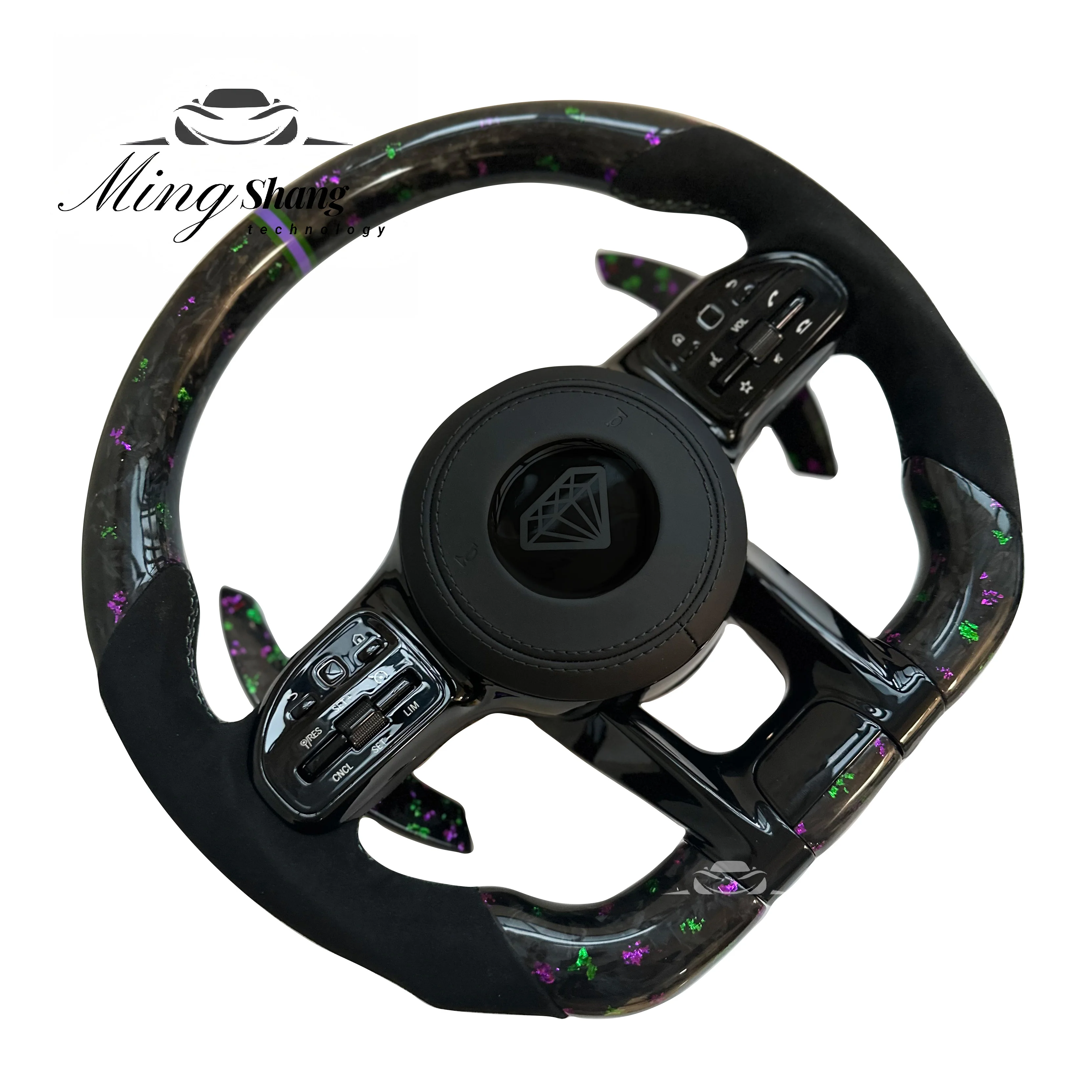 Кованый руль из углеродного волокна подходит для Mercedes-Benz GLA GLC CLB GLE GLK CLS GL SLC A35 A45 C63 C43 E53 E63 G63 G500
Кованый руль из углеродного волокна подходит для Mercedes-Benz GLA GLC CLB GLE GLK CLS GL SLC A35 A45 C63 C43 E53 E63 G63 G500