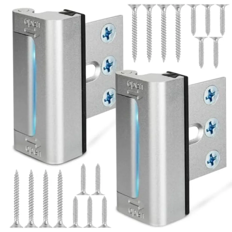 Home Security Door Reinforcement Lock, Upgraded Front Door Locks for Safety Withstand 800 lbs, Child Proof Door Lock, Extra Doo
Home Security Door Reinforcement Lock, Upgraded Front Door Locks for Safety Withstand 800 lbs, Child Proof Door Lock, Extra Doo
