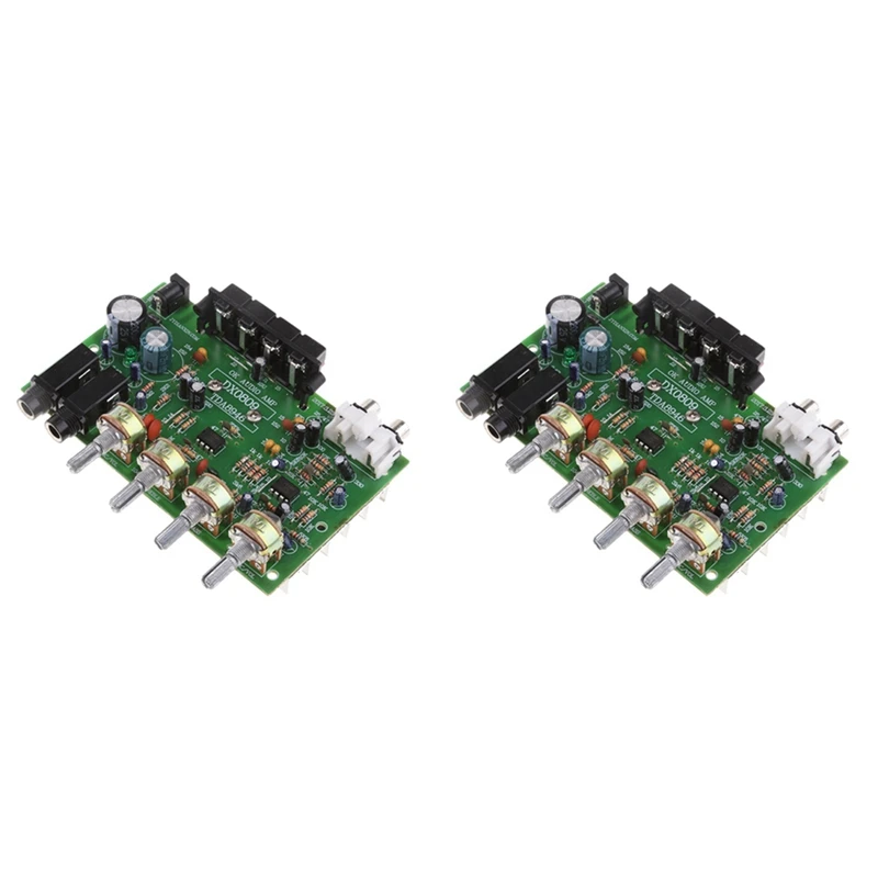 2X DX0809 двухканальная Плата усилителя мощности 60 Вт Hi-Fi стерео аудио усилитель мощности комплект платы управления громкостью и тоном
2X DX0809 двухканальная Плата усилителя мощности 60 Вт Hi-Fi стерео аудио усилитель мощности комплект платы управления громкостью и тоном