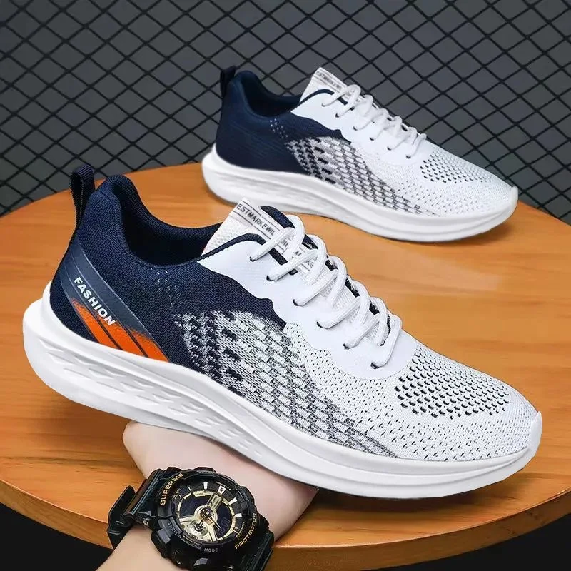 Men's Casual Shoes 2024 summer Male Fashionable All-Matching Sneakers Men Shoes Flying Woven Breathable Mesh Cloth Shoes
Men's Casual Shoes 2024 summer Male Fashionable All-Matching Sneakers Men Shoes Flying Woven Breathable Mesh Cloth Shoes