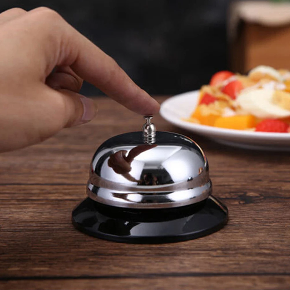 Dinner Table Bell 3 Pcs Vintage Metal with Handle for Kitchen Service Silver Loud Ring Practical Retro Call Restaurant Use
Dinner Table Bell 3 Pcs Vintage Metal with Handle for Kitchen Service Silver Loud Ring Practical Retro Call Restaurant Use