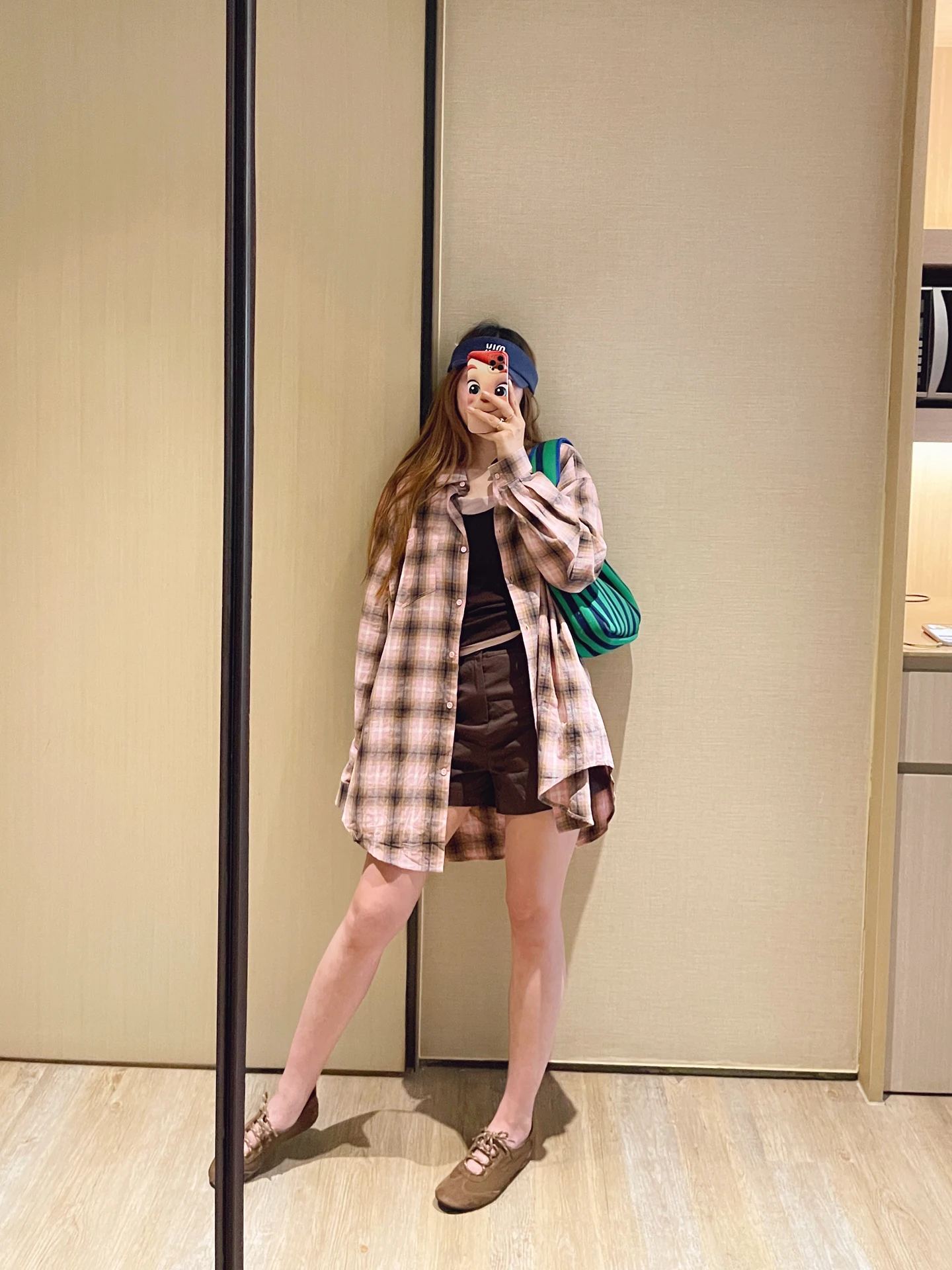KOGIRL Pink Plaid Oversize Shoulder American Sweet Cool Medium Length Loose Shirt Sun Protection Women's Casual Style Pure Co...
KOGIRL Pink Plaid Oversize Shoulder American Sweet Cool Medium Length Loose Shirt Sun Protection Women's Casual Style Pure Co...