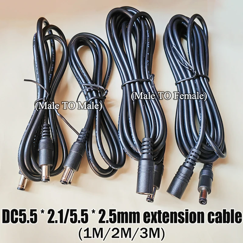 DC5.5*2.1/2.5mm Male To Male/female Extension Line Is Used For DC Power Supply Equipment Of Routers And Monitoring Cameras 1-3M
DC5.5*2.1/2.5mm Male To Male/female Extension Line Is Used For DC Power Supply Equipment Of Routers And Monitoring Cameras 1-3M