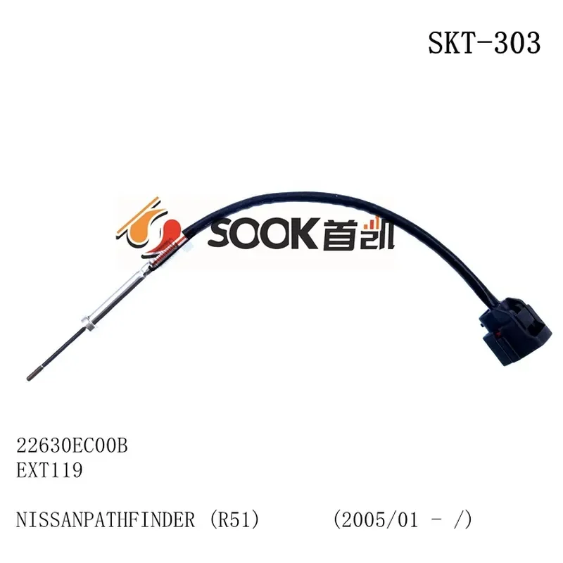 Exhaust Temperature Sensor for 22630EC01B Automotive Exhaust Emission System SKT-303
Exhaust Temperature Sensor for 22630EC01B Automotive Exhaust Emission System SKT-303