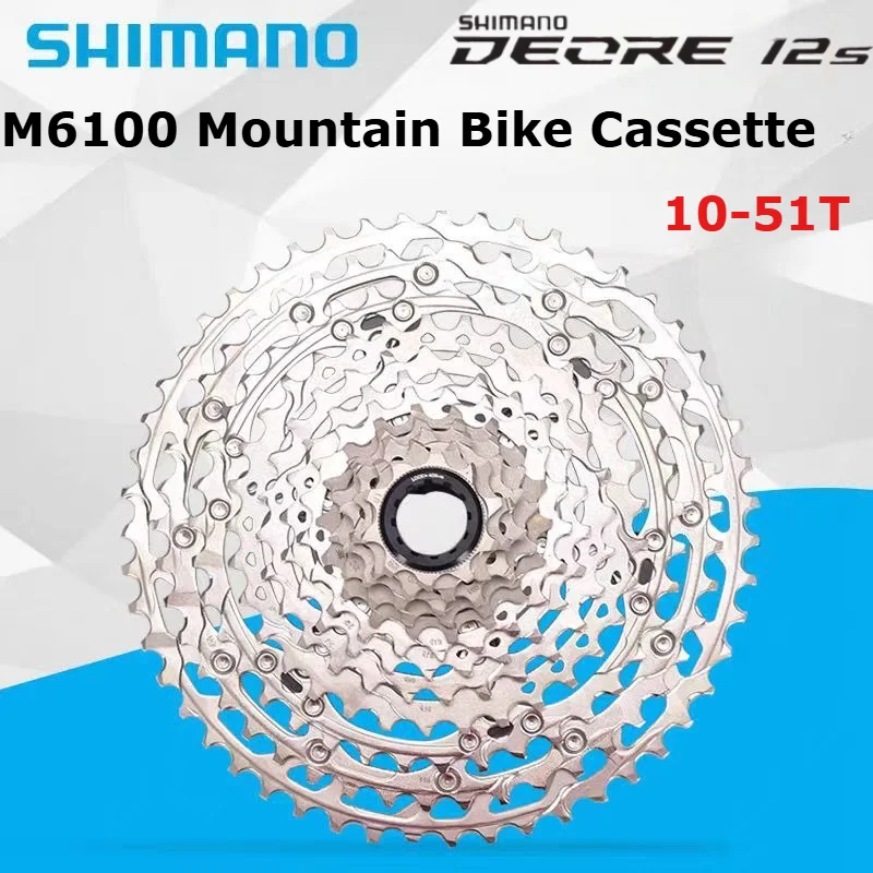 SHIMANO DEORE M6100 12-Speed Cassettes 10-51T HYPERGLIDE+Mountain Bike Cassette
SHIMANO DEORE M6100 12-Speed Cassettes 10-51T HYPERGLIDE+Mountain Bike Cassette