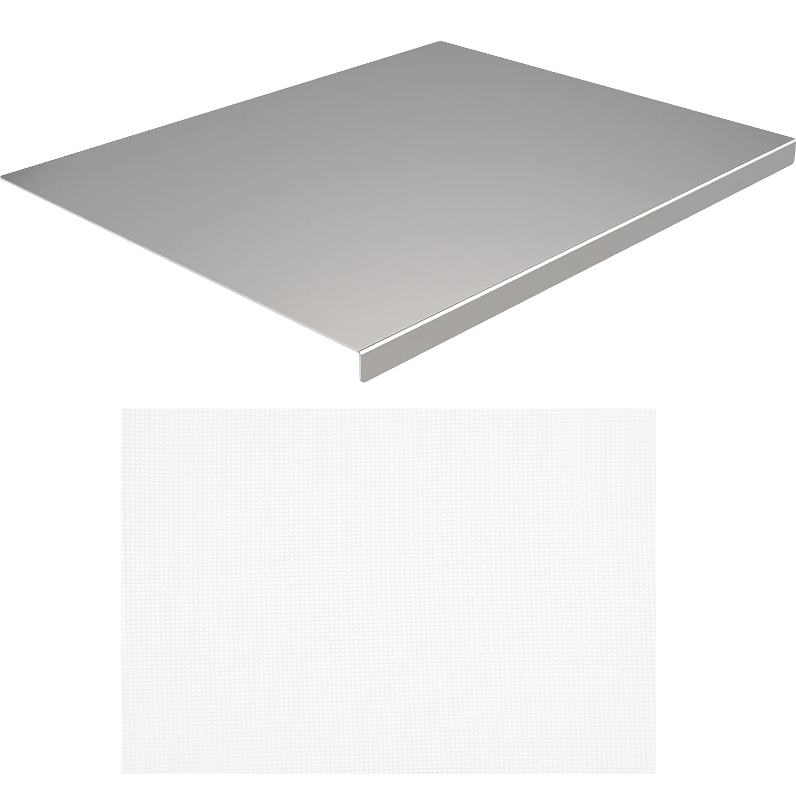1pc Stainless Steel Kneading Rolling Board 30x40cm Thick Water Cutting Multipurpose Kitchen Supplies Foldable Fruit
1pc Stainless Steel Kneading Rolling Board 30x40cm Thick Water Cutting Multipurpose Kitchen Supplies Foldable Fruit