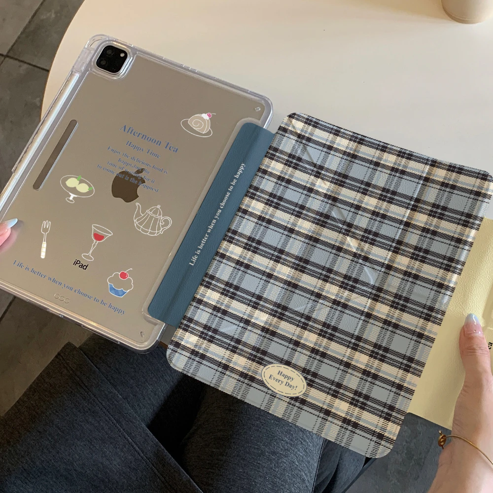 Blue Plaid Afternoon Tea Y2K Korean Ins Cover For iPad Pro 13 11th M5 M4 12.9 A16 10 8 7 9th 10th Air 11 M2 M3 Mini Tablet Case
Blue Plaid Afternoon Tea Y2K Korean Ins Cover For iPad Pro 13 11th M5 M4 12.9 A16 10 8 7 9th 10th Air 11 M2 M3 Mini Tablet Case