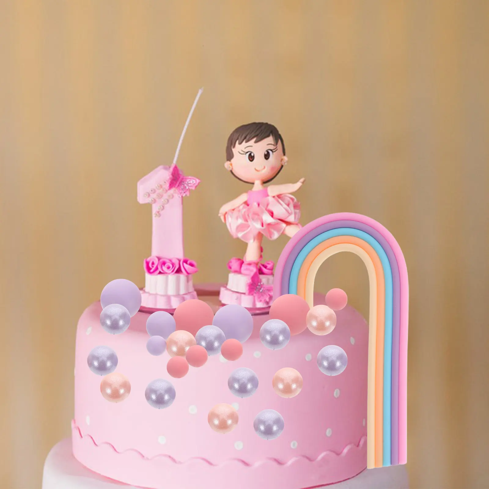 28Pcs Rainbow Cake Decorations Balloon Toppers Set Plastic Cake Toppers for Birthday Wedding Baby Shower Cupcake Party
28Pcs Rainbow Cake Decorations Balloon Toppers Set Plastic Cake Toppers for Birthday Wedding Baby Shower Cupcake Party