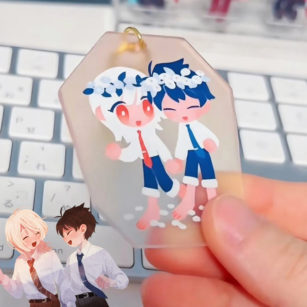 Novel Saihate Station Haruato Shun Tachinami Ami Cosplay Keychain Acrylic Key Chain Backpack Pendant Keyring Jewelry Accessory
Novel Saihate Station Haruato Shun Tachinami Ami Cosplay Keychain Acrylic Key Chain Backpack Pendant Keyring Jewelry Accessory