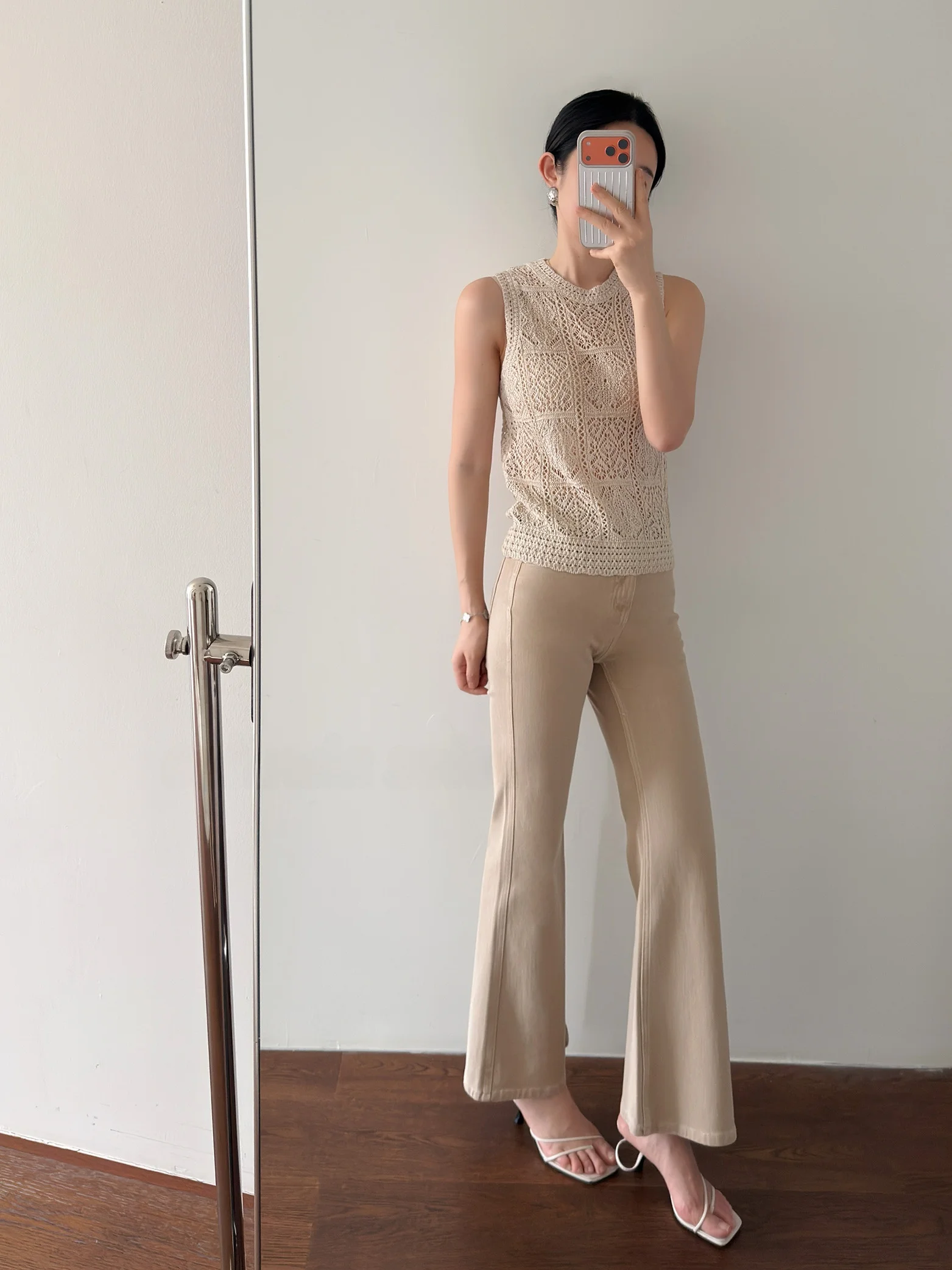 Jiaoyang Soft Stretchy Spring Summer Thin Cotton Flared Jeans Ladies Casual Natural Waist Pocket Pants Medium Stretch
Jiaoyang Soft Stretchy Spring Summer Thin Cotton Flared Jeans Ladies Casual Natural Waist Pocket Pants Medium Stretch