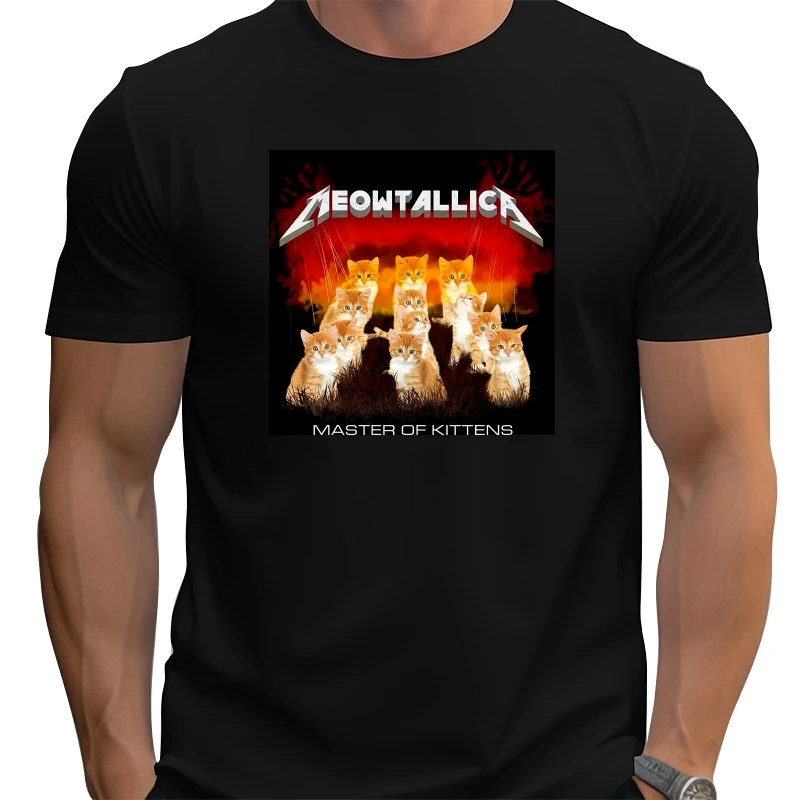 Meowtallica Master Of Kittens Tshirt Unisex & Kids - Funny, Cute, Cat, Metal Tee Shirt
Meowtallica Master Of Kittens Tshirt Unisex & Kids - Funny, Cute, Cat, Metal Tee Shirt
