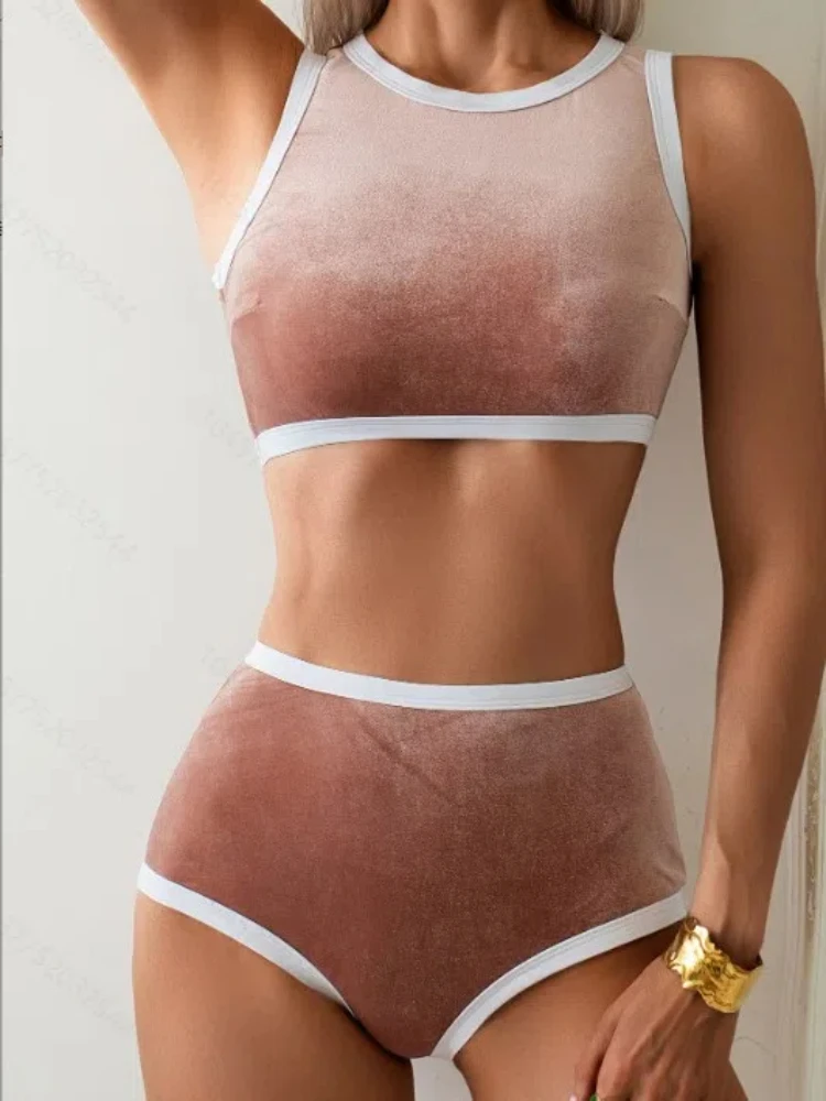 Fashion Women's High Waist Bikini Set Sexy Two-Piece Swimwear Tummy Control Slim-Fit Summer Holiday Beachwear New Swim Clothes
Fashion Women's High Waist Bikini Set Sexy Two-Piece Swimwear Tummy Control Slim-Fit Summer Holiday Beachwear New Swim Clothes